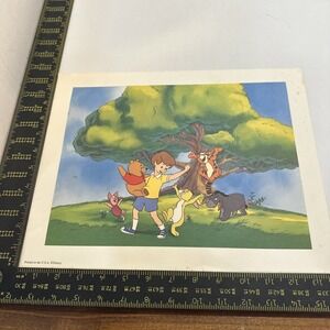 3-1997 Winnie the Pooh Prints "Wishing On A Star" "Christopher Robin And‎ Crew"